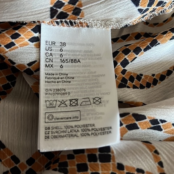 H&M / Richard Allen Blouse - Size 6 - Picture 6 of 6